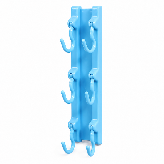 6 Hook Under Cabinet Kitchen Organizer (4Pc)