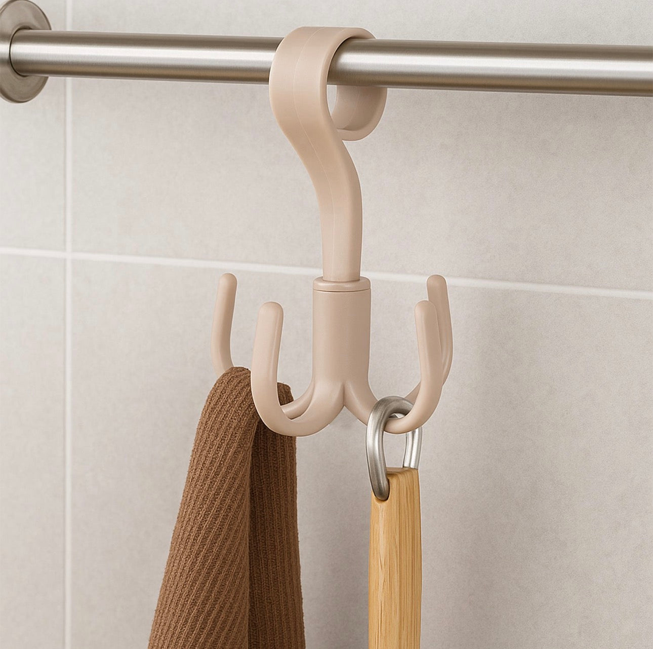 Multipurpose Rotating Hook Hanger (2 Pc)