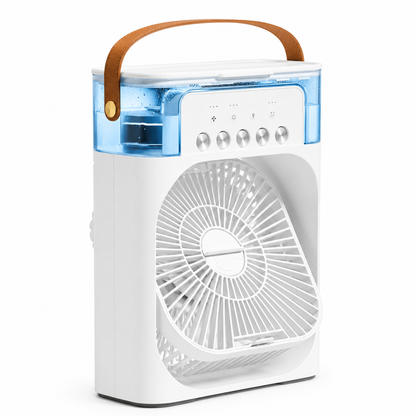 Portable Air Cooler Fan with Humidifier & LED Light