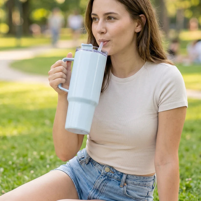Travel Sipline Tumbler With Handle & Straw 1800ML