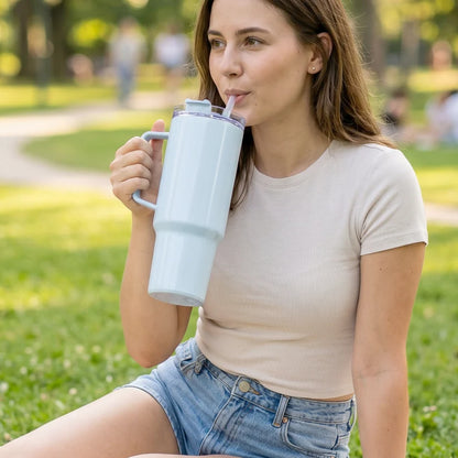 Travel Sipline Tumbler With Handle & Straw 1800ML